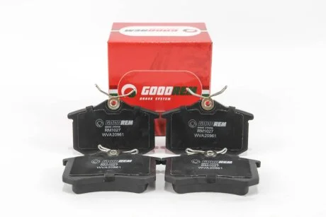 Тормозные колодки зад. Caddy III/IV/Passat/Audi A4/A6 (Lucas) для Goodrem RM1027 фото товара