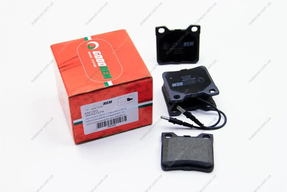 <strong>Гальмівні колодки зад. Vito (638) 96-99 (ATE) Goodrem RM1063 (фото 1)</strong>