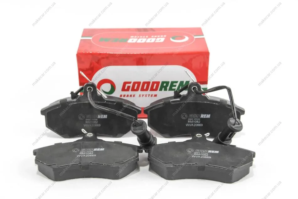 <strong>Гальмівні колодки пер. Caddy II >9.96/Passat B4/Audi 80 Goodrem RM1082 (фото 1)</strong>