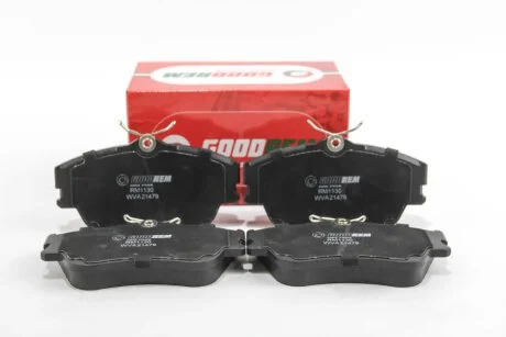 Тормозные колодки перед T4 1.9TD/2.4D >99 (R15)(невент.диск)) для Goodrem RM1130 фото товара