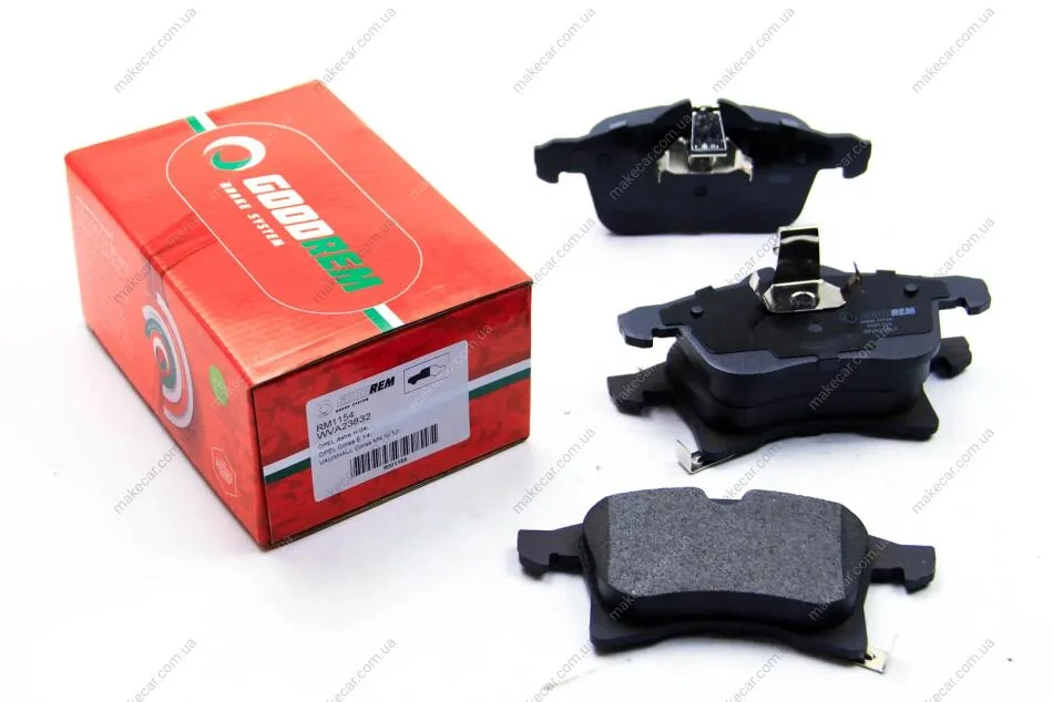 <strong>Гальмівні колодки пер. Combo 01-/Astra H (ATE) Goodrem RM1154 (фото 1)</strong>