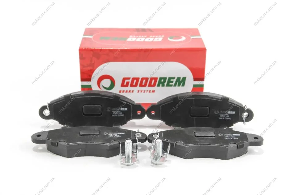 <strong>Гальмівні колодки пер. Kangoo 97-08 (Bosch) Goodrem RM1168 (фото 1)</strong>