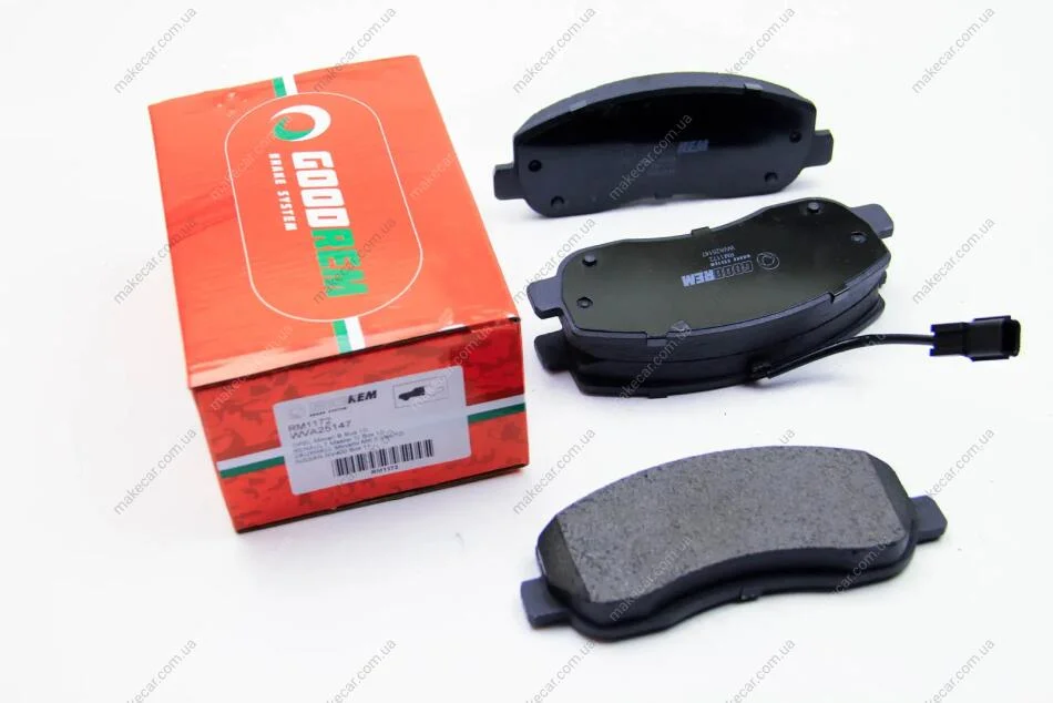<strong>Гальмівні колодки пер. Renault Master III/Opel Movano 10- Goodrem RM1172 (фото 1)</strong>