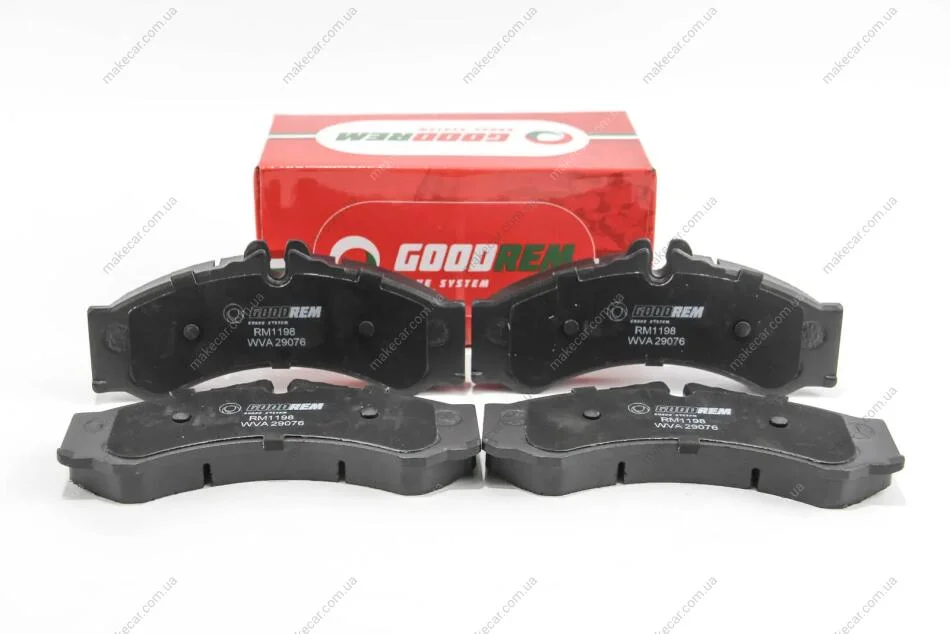<strong>Гальмівні колодки Sprinter/LT 96-06 (спарка)/Vario 2.9TD Goodrem RM1198 (фото 1)</strong>