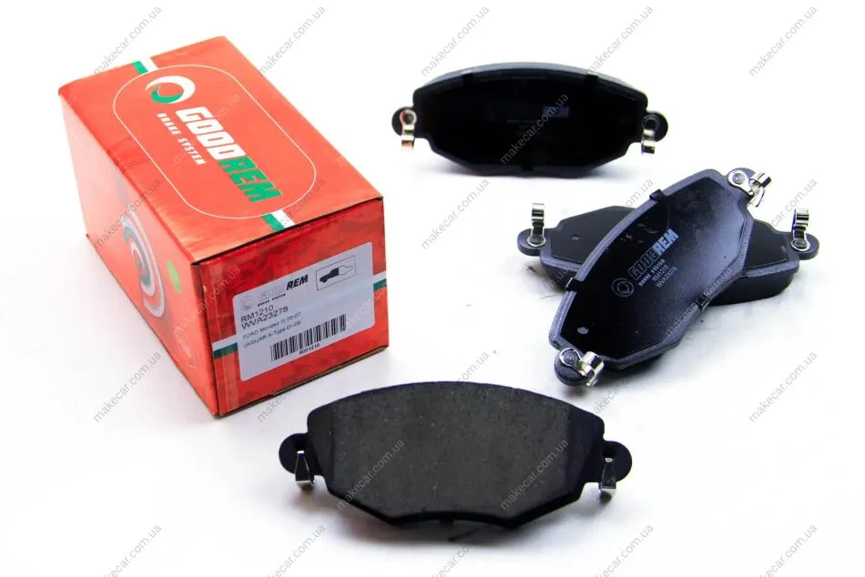 <strong>Гальмівні колодки пер. Mondeo III/Jaguar X-TYPE 00- (Bosch) Goodrem RM1210 (фото 1)</strong>