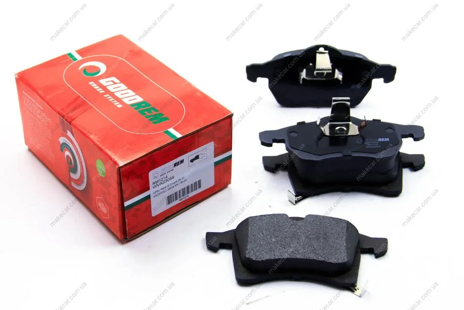 <strong>Гальмівні колодки пер. Opel Astra F/G/H/Zafira A/B 94- (ATE) Goodrem RM1214 (фото 1)</strong>