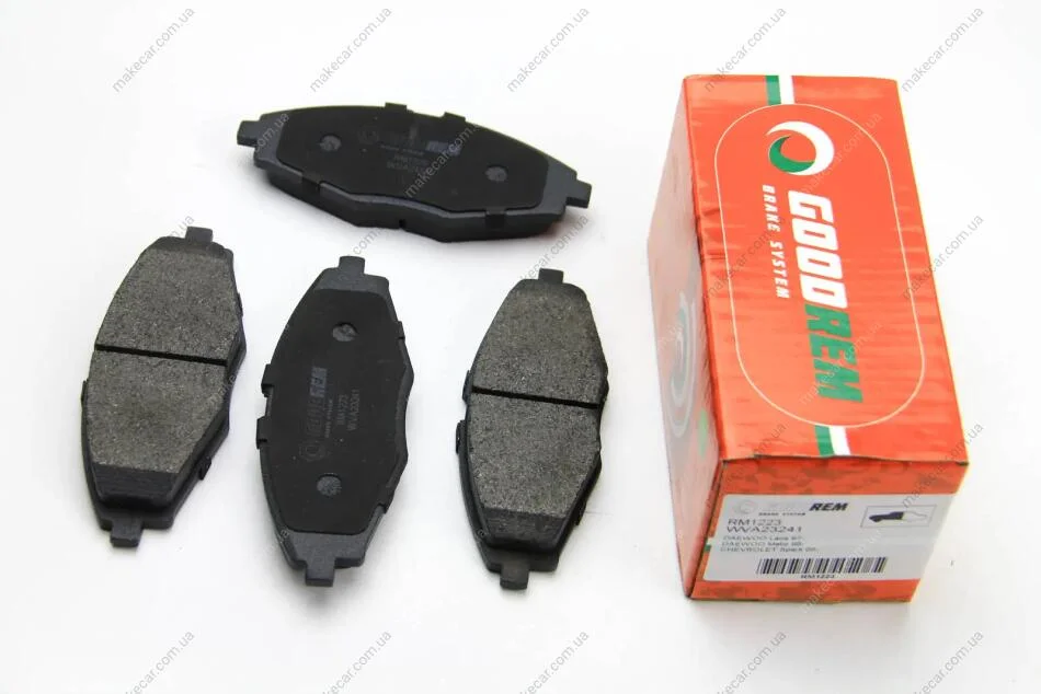 <strong>Гальмівні колодки пер. Lanos/Matiz 97- Goodrem RM1223 (фото 1)</strong>