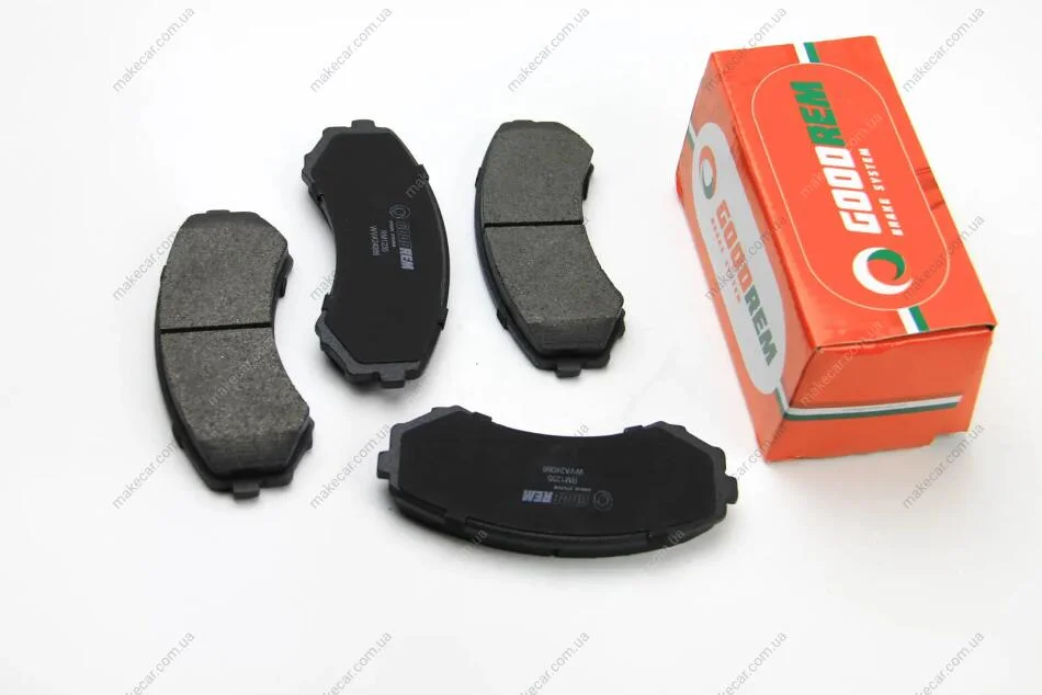 <strong>Гальмівні колодки пер. Mitsubishi Grandis 04-11/Pajero 90- (sumitomo) Goodrem RM1235 (фото 1)</strong>