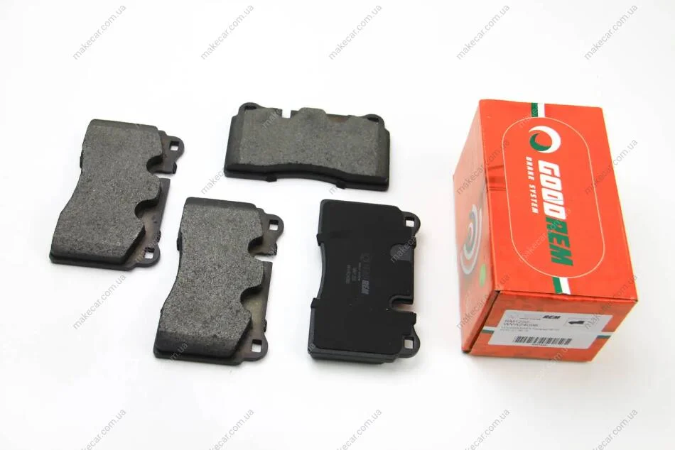 <strong>Гальмівні колодки пер. VW Touareg 02- (brembo) Goodrem RM1250 (фото 1)</strong>