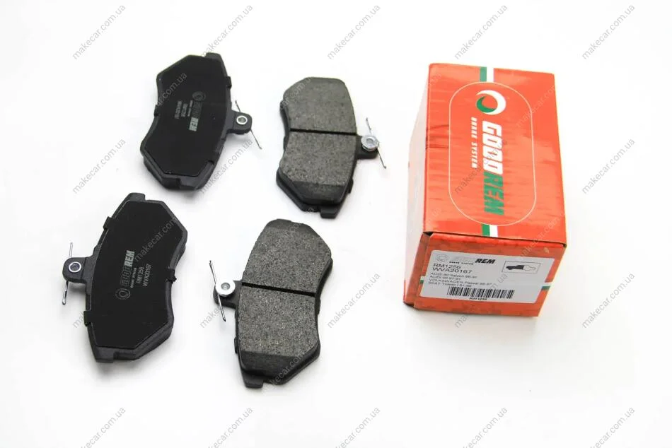 <strong>Гальмівні колодки пер. Caddy II/Golf IV 91-06 (TRW) Goodrem RM1256 (фото 1)</strong>