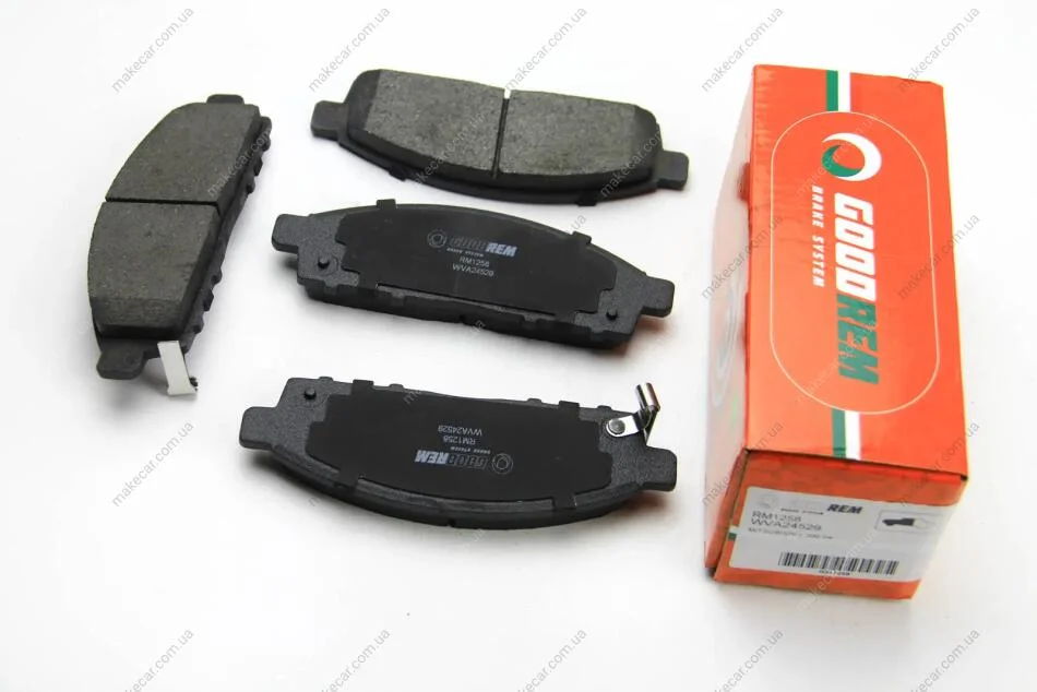 <strong>Гальмівні колодки пер. Mitsubishi L200 05-15 (tokico) Goodrem RM1258 (фото 1)</strong>