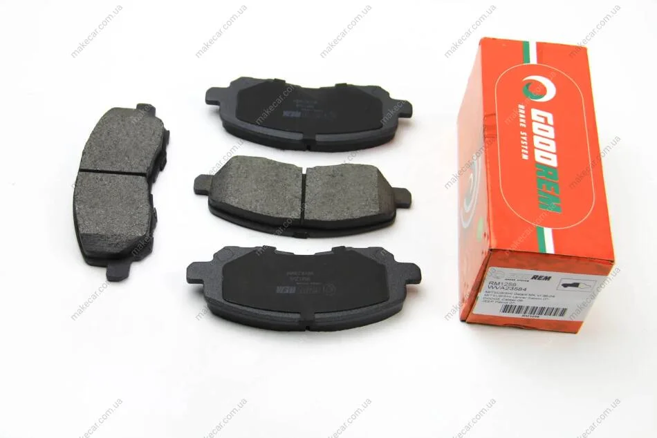 <strong>Гальмівні колодки пер. Lancer VIII/Outlander II/Peugeot 4008 08- Goodrem RM1259 (фото 1)</strong>