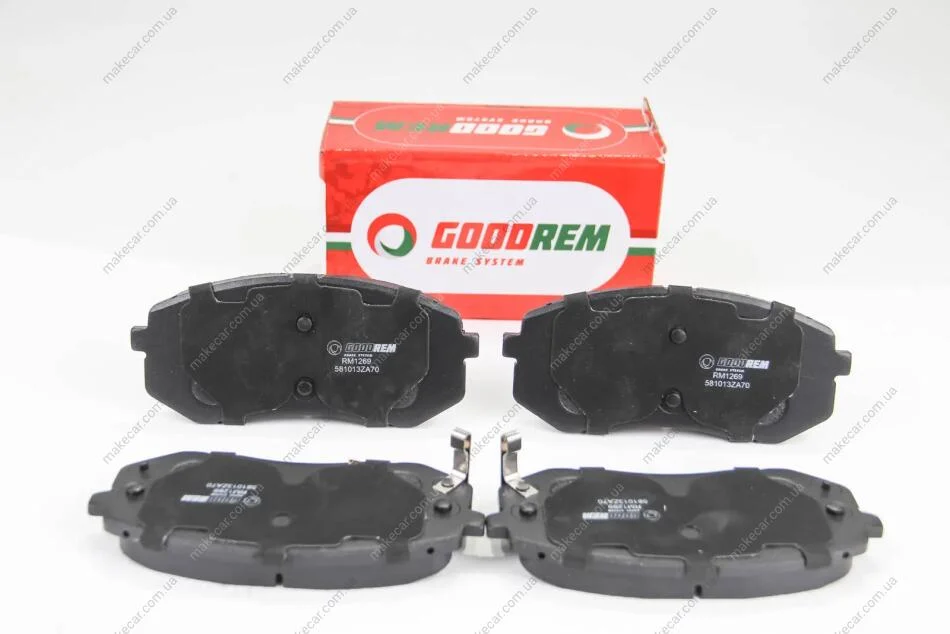 <strong>Гальмівні колодки пер. Kia Carens 07-/Sportage 04- (mando) Goodrem RM1269 (фото 1)</strong>