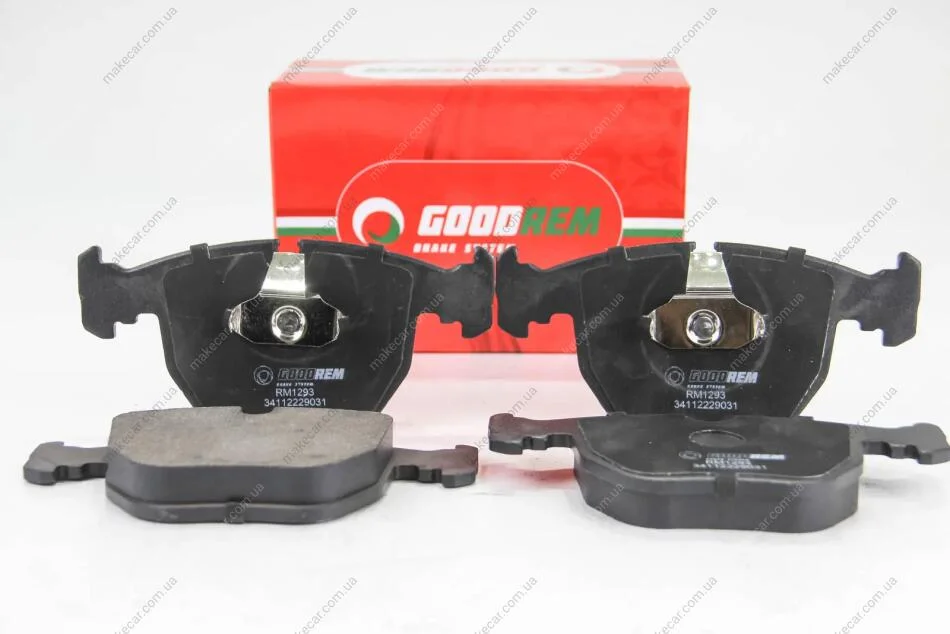 <strong>Гальмівні колодки пер. BMW 5(E39)/7(E38) 96-04 (Teves) Goodrem RM1293 (фото 1)</strong>