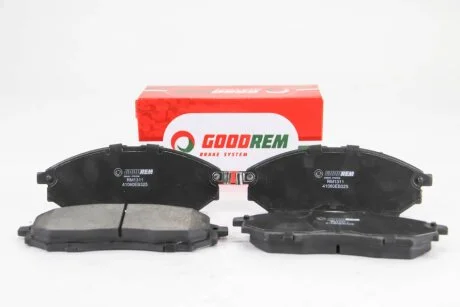 Гальмівні колодки пер. QX50/Q70/Q60/Navara/Qashqai/Murano/Pathfinder/Koleos 01- для Goodrem RM1311 фото товару