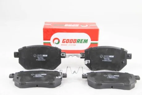 Гальмівні колодки пер. Q60/QX50/Q70/Navara/Qashqai/Murano/Pathfinder 05- для Goodrem RM1361 фото товару