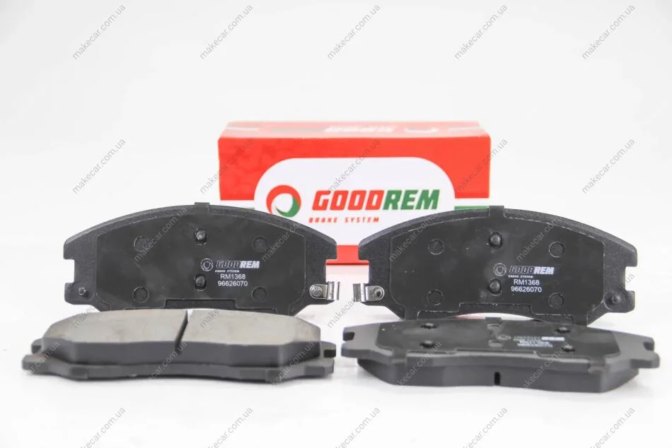 <strong>Гальмівні колодки пер. Chevrolet Captiva 06- (akebono) Goodrem RM1368 (фото 1)</strong>