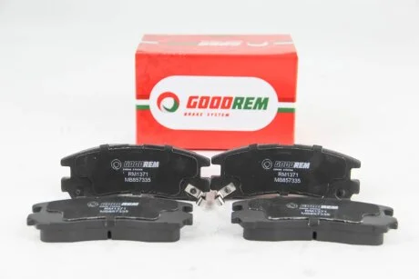 Гальмівні колодки зад. Galant/Pajero 87-12 (107.8*41.1*15.5) для Goodrem RM1371 фото товару