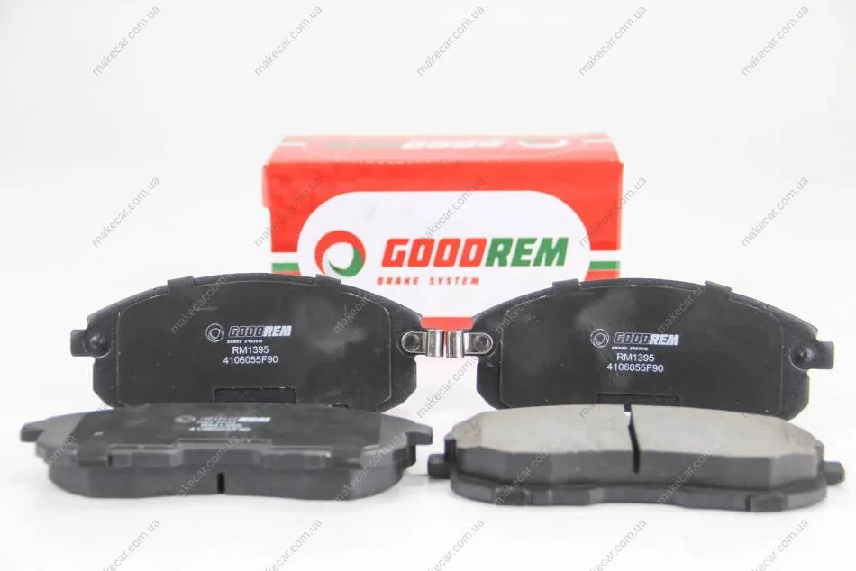 <strong>Гальмівні колодки пер. Nissan Maxima 88-00 (sumitomo) Goodrem RM1395 (фото 1)</strong>