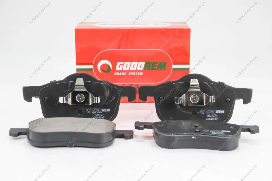 <strong>Тормозные колодки перед. Volvo S60/S80/V70/XC70 95-10 (ATE) Goodrem RM1407 (фото 1)</strong>