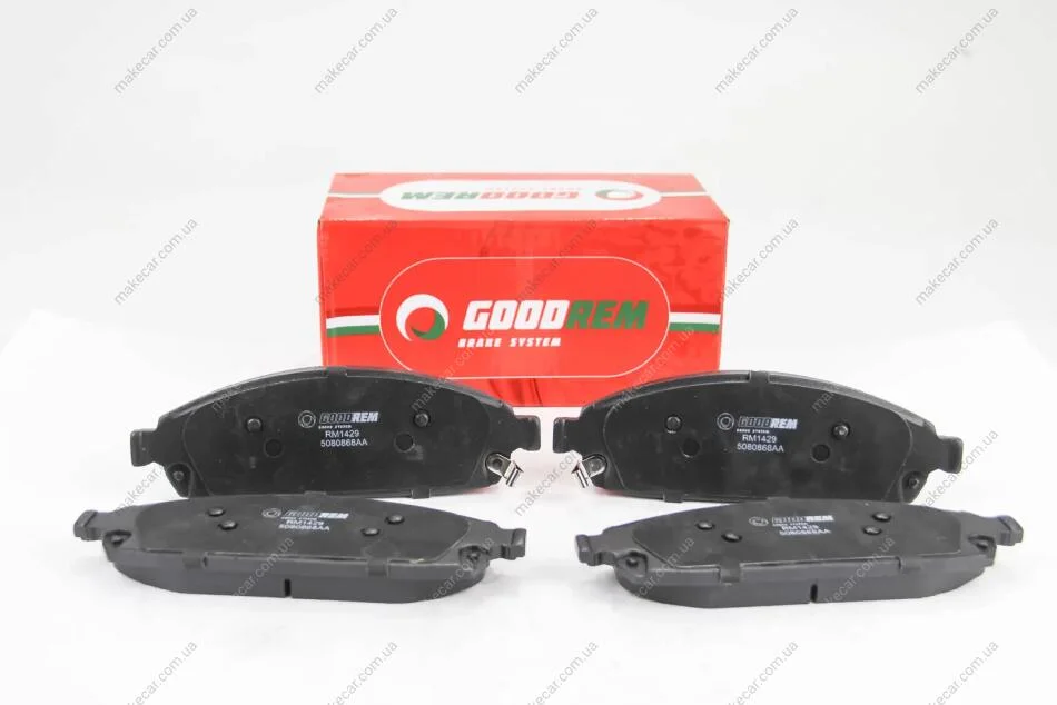 <strong>Гальмівні колодки Grand Cherokee/Commander 05-10 3.0-5.7 Goodrem RM1429 (фото 1)</strong>