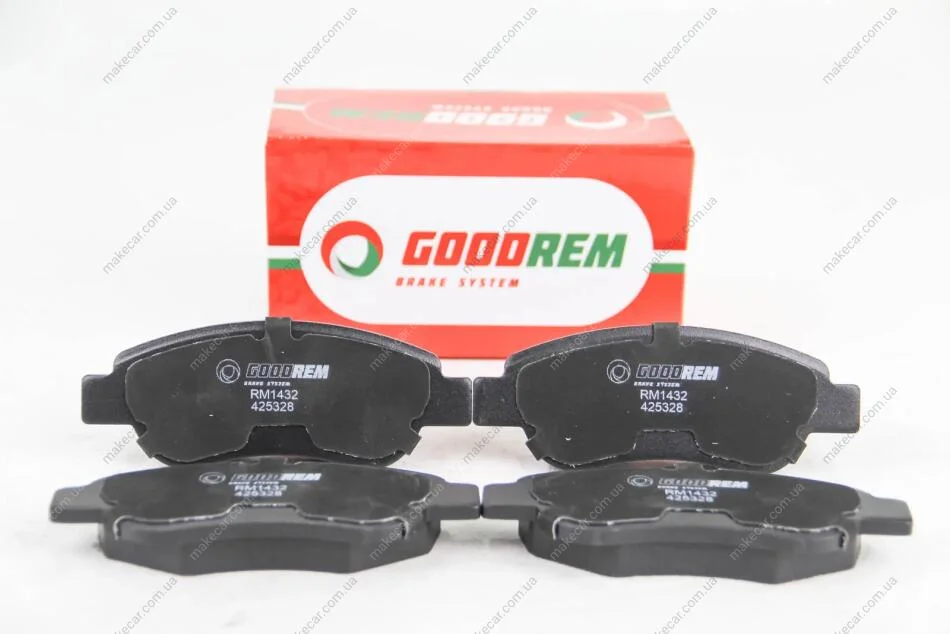 <strong>Гальмівні колодки пер. Peugeot 107/Citroen C1 05- (Bosch) Goodrem RM1432 (фото 1)</strong>