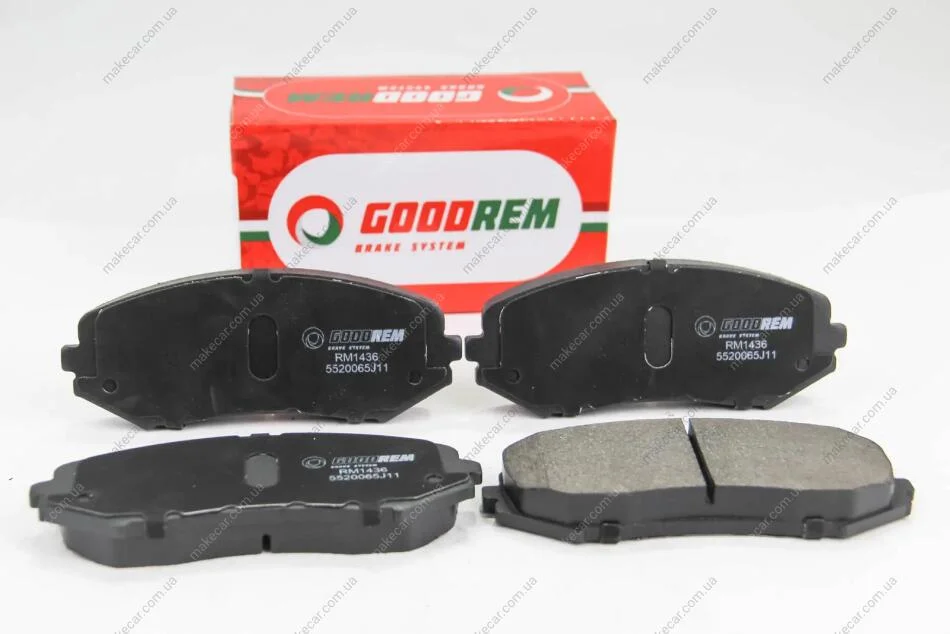 <strong>Гальмівні колодки пер. Suzuki Grand Vitara 05-15 (tociko) Goodrem RM1436 (фото 1)</strong>