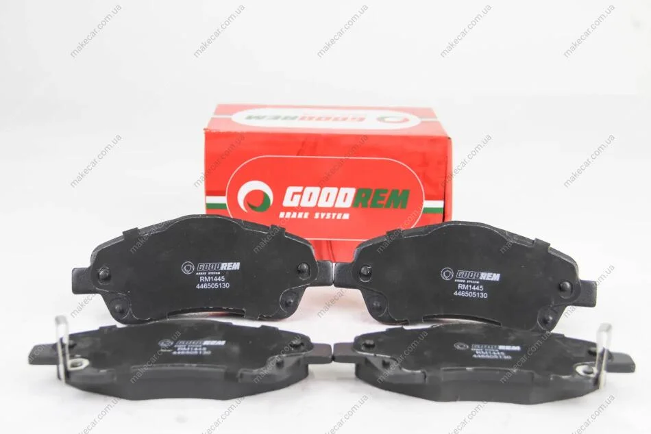 <strong>Гальмівні колодки пер. Toyota Avensis 00-08 (bosch) Goodrem RM1445 (фото 1)</strong>
