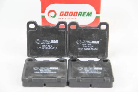 Гальмівні колодки W123/W126/W107 (58-05) для Goodrem RM1450 фото товару
