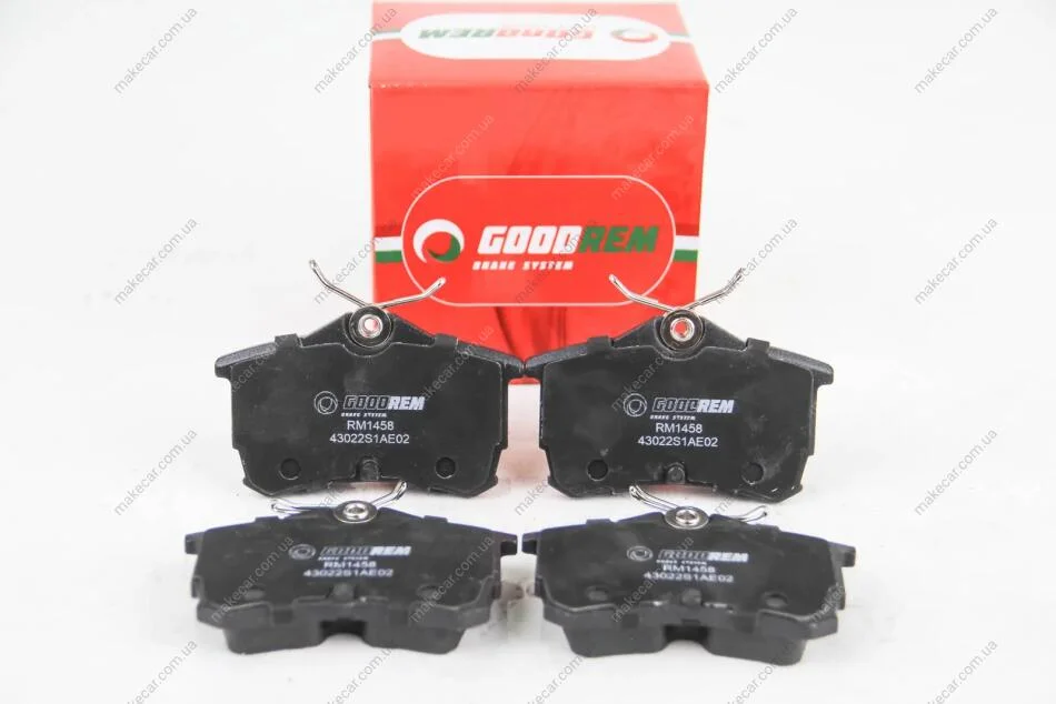 <strong>Тормозные колодки зад. Honda Accord 98-08 (TRW) Goodrem RM1458 (фото 1)</strong>