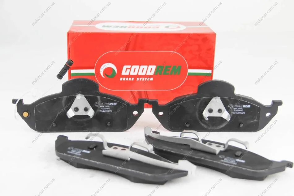 <strong>Гальмівні колодки пер. MB M-Class (W163) 98-05 Goodrem RM1465 (фото 1)</strong>