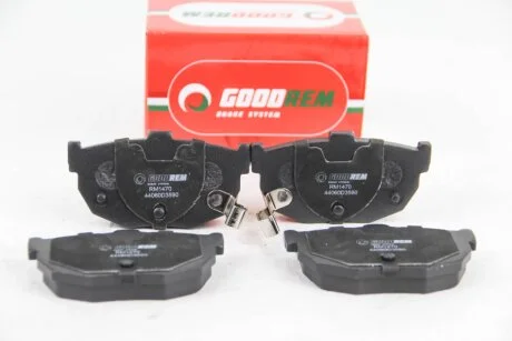 Гальмівні колодки зад. Cerato/Elantra/Lantra/Maxima/Tuscani (85-21) для Goodrem RM1470 фото товару