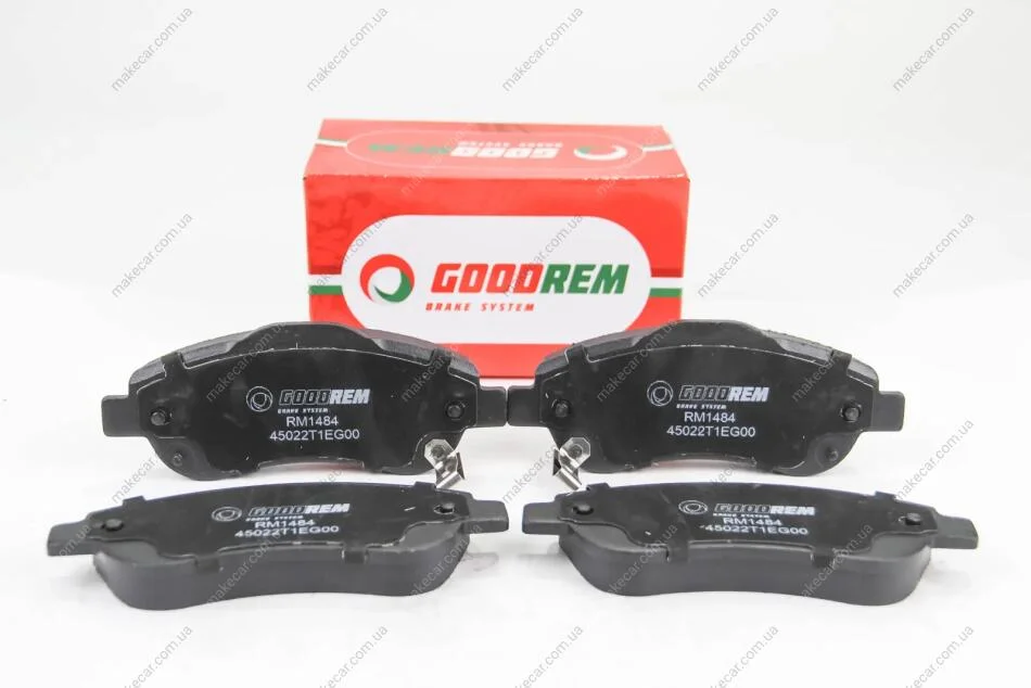 <strong>Гальмівні колодки пер. Honda CR-V 07- (bosch) Goodrem RM1484 (фото 1)</strong>