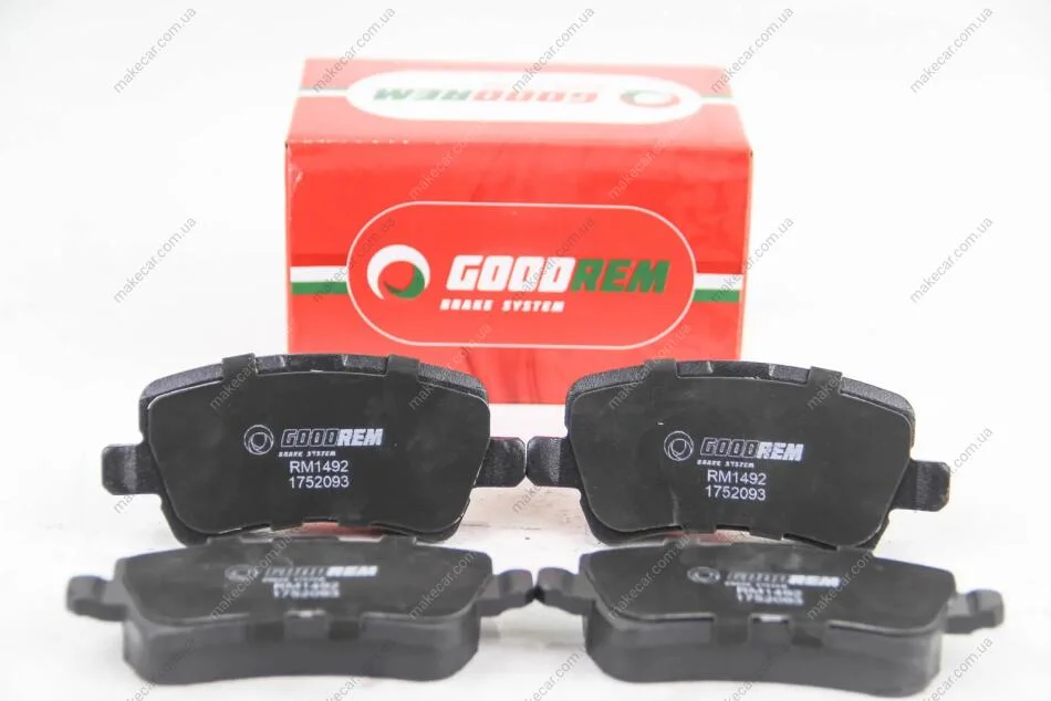<strong>Гальмівні колодки зад. Ford Galaxy/S-Max 06-15 (TRW) Goodrem RM1492 (фото 1)</strong>