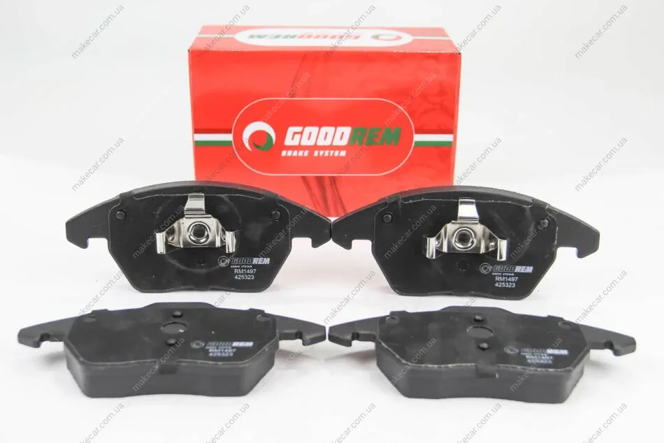 <strong>Гальмівні колодки пер. Citroen C4/Peugeot 207/208/307/308/Jetta IV 07- Goodrem RM1497 (фото 1)</strong>