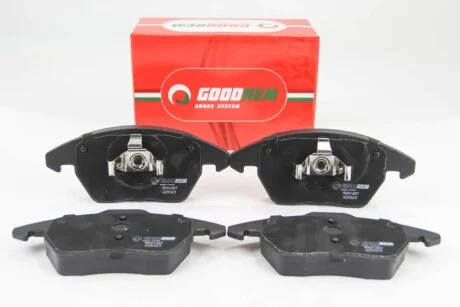 Гальмівні колодки пер. Citroen C4/Peugeot 207/208/307/308/Jetta IV 07- для Audi, Seat, Volkswagen Goodrem RM1497 фото товару