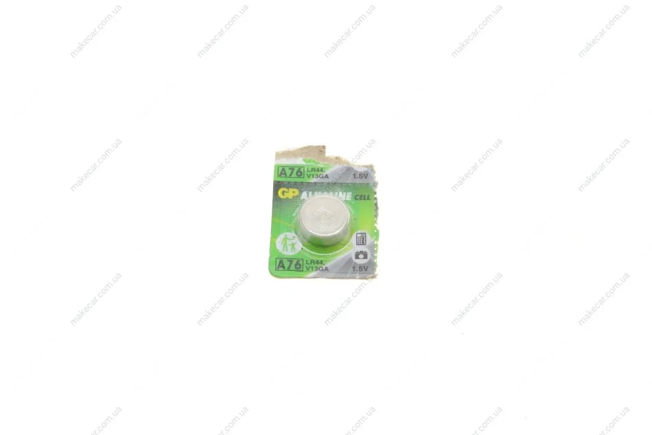 <strong>Батарейка дискова Alkaline button cell.1.5V. A76F-U10 GP 4891199015496 (фото 1)</strong>