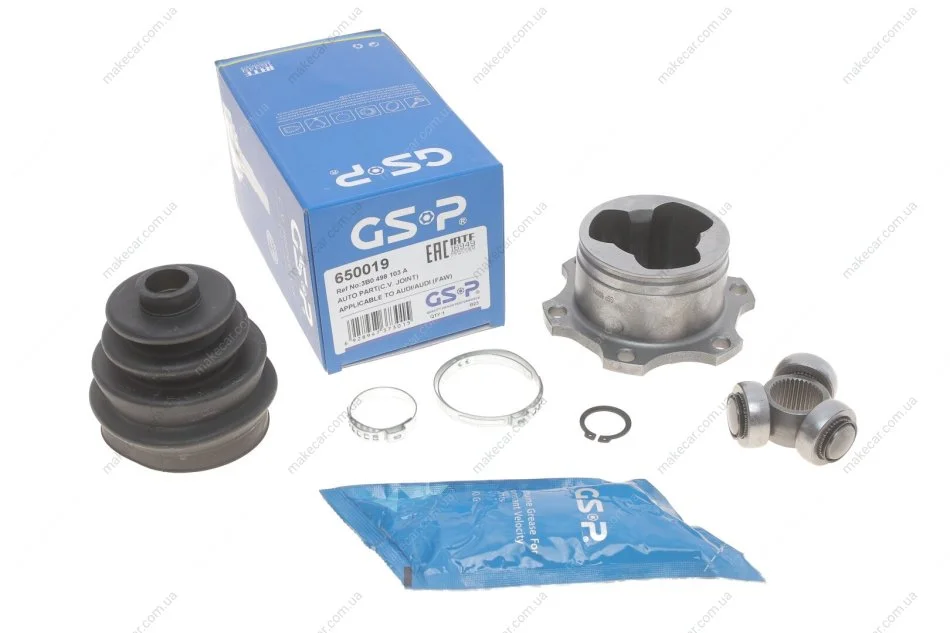 <strong>ШРУС внутрішній з пильником GSP 650019 (фото 1)</strong>