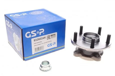 Підшипник маточини для Lexus, Toyota GSP 9326024K фото товару