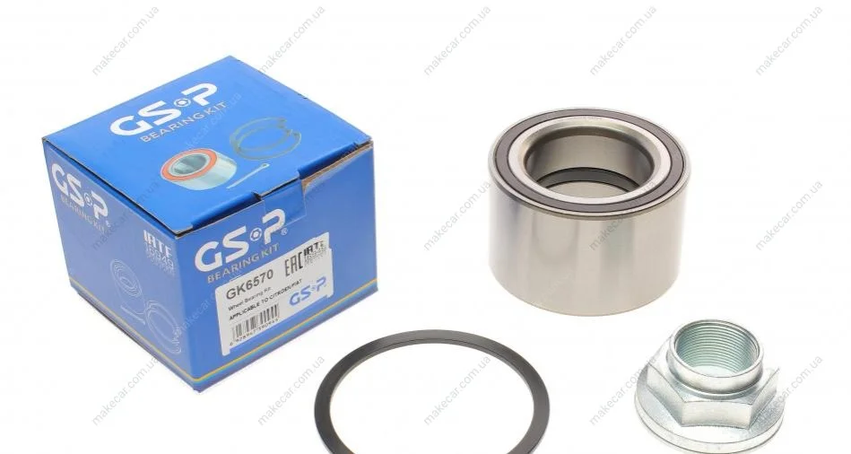 <strong>Комплект подшипника ступицы колеса GSP GK6570 (фото 1)</strong>