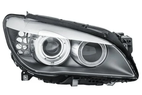 BMW Фара основная Bi-Xenon с мотором,без ламп,без предвкл.прибора D1S H8 с дневн.светом прав.7 F01 08- для BMW HELLA 1EL 354 689-021 фото товару