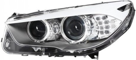 BMW Фара основная Bi-Xenon с мотором,без газоразр.лампы,без предвкл.прибора,D1S/H7 PY24W с дневн.светом прав.5 Gran Turismo F07 09- HELLA 1ZS 010 130-621