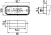 <strong>Осветитель номерного знака HELLA 2KA 010 278-011 (фото 2)</strong>