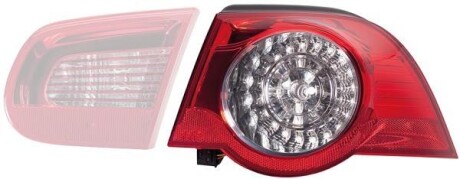 VW Задній ліхтар лівий LED EOS (1F7, 1F8) 06-15 HELLA 2VA 009 246-091 фото товара