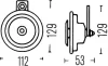 <strong>Звуковий сигнал 12V 400 Hz 72W HELLA 3BA 002 768-551 (фото 2)</strong>
