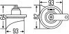 <strong>BMW Звуковий сігнал MERCEDES-BENZ, SMART HELLA 3FH 007 728-831 (фото 2)</strong>
