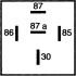 Реле робочого струму 12V, 30A/40A 5 пол. HELLA 4RD 933 332-401 (фото 3)