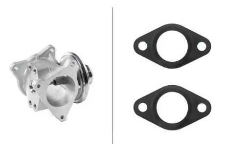 VW Клапан EGR Audi A3,Skoda Fabia I,II, Octavia I,II, Golf IV,V, Passat, Touran 1.9/2.0TDI 00-, Mitsubishi Grandis 2.0d для Volkswagen, Dodge, Skoda, Audi, Seat HELLA 6NU 010 171-301 фото товару