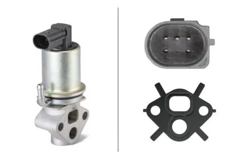 VW Клапан EGR Audi A3, Caddy III, Golf IV, Touran, Skoda Octavia I,II 1.6 97- для Audi, Skoda, Seat, Volkswagen HELLA 6NU 010 171-371 фото товару
