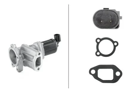 OPEL Клапан EGR Combo,Corsa 1.3CDTI, Fiat Doblo 1.3 JTD для Opel, Fiat, Alfa Romeo, Lancia HELLA 6NU 010 171-451 фото товару